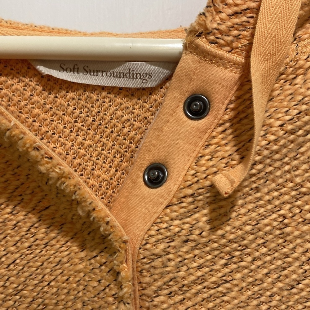 Soft Surroundings Cozumel  chenille hoodie pullover - Picture 3 of 7